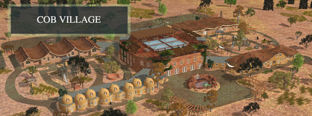 Cob Village Low-res Header, Cob Village, Cob Living, Cob Construction, Cob Architecture, Cob Housing, Cob Hotel, Cob Dwelling, building with cob