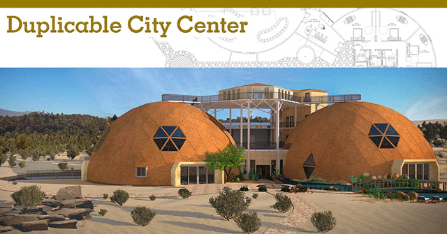 Duplicable City Center, One Community, Eco-living, Green Living, Eco-Tourism, duplicable city center, open source city hub, laundry, dining, swimming pool, hot tub, kitchen, library, game room
