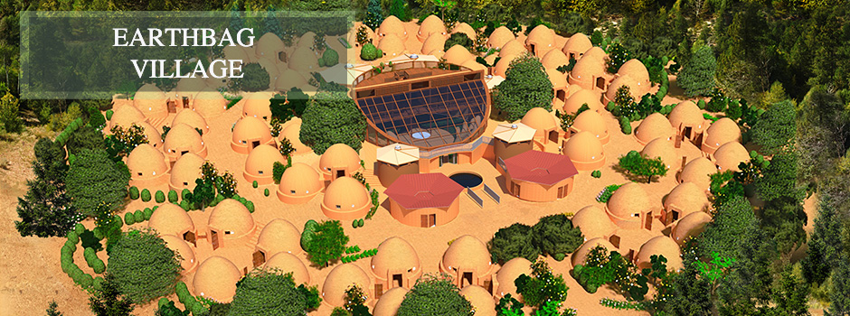 Earthbag Village Header, Pod 1, One Community