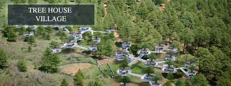 tree house village header, tree house village, treehouse, open source tree living, living in trees, forest living